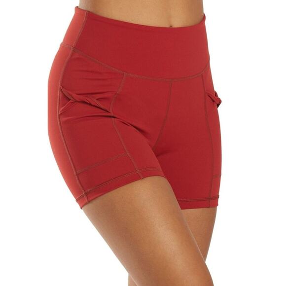 Free People FP Movement Wave Rider Shorts / Red Grape S Activewear NWT - Picture 3 of 12